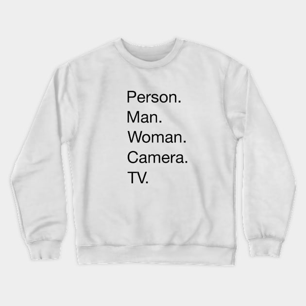 Five Words Crewneck Sweatshirt by TenkenNoKaiten